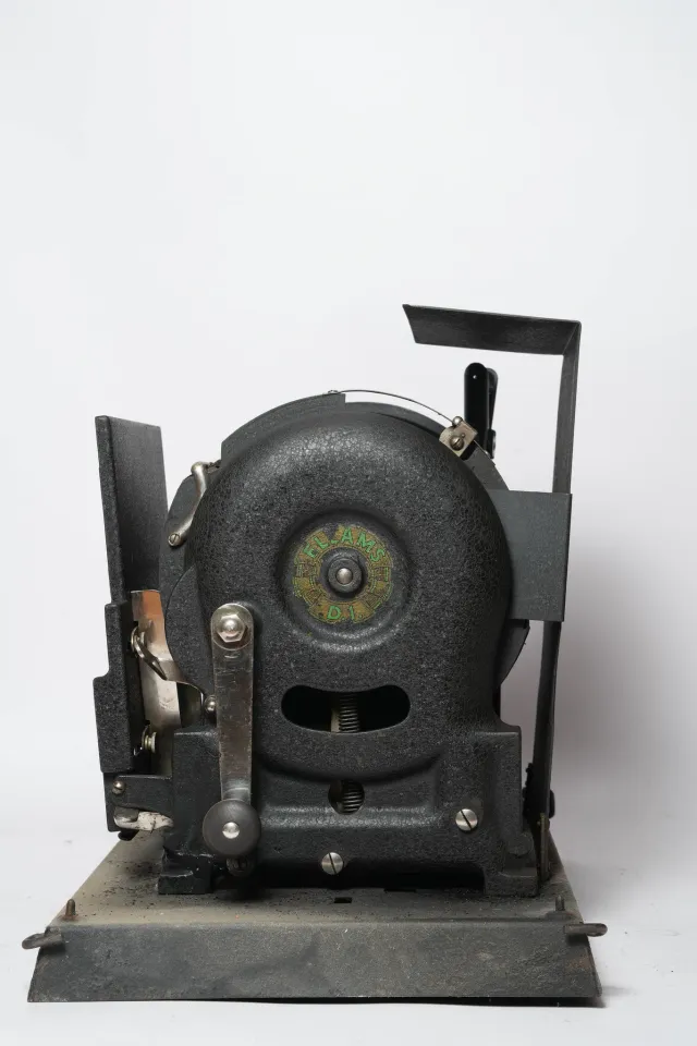 Vintage Hand-Cranked Roll Film Magazine Back with Cover