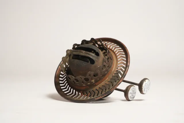 Vintage Duplex Oil Lamp Burner made in Germany for Dittmar