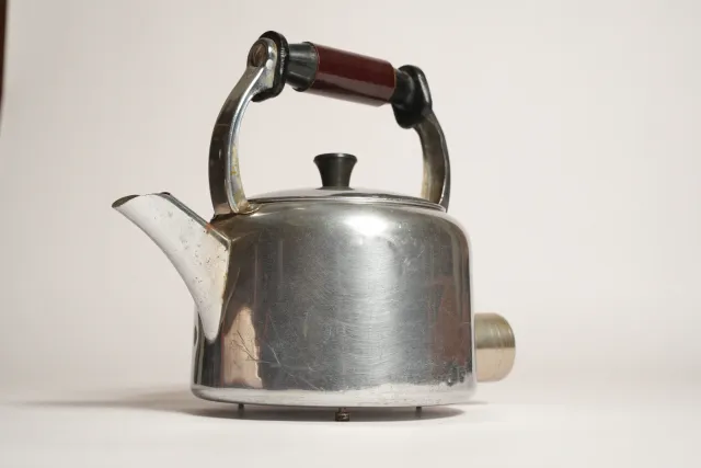 Vintage Electric Tea Kettle with Bakelite Handle