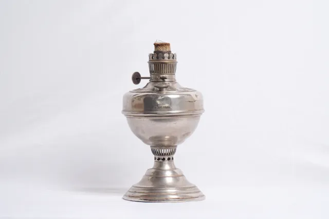 Vintage Austrian Made Table Oil Lamp