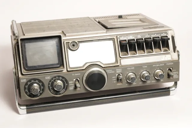 JVC Vintage Portable Radio Cassette Recorder