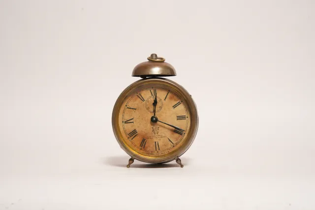 Waterbury Clock Co. Vintage Mechanical Alarm Clock