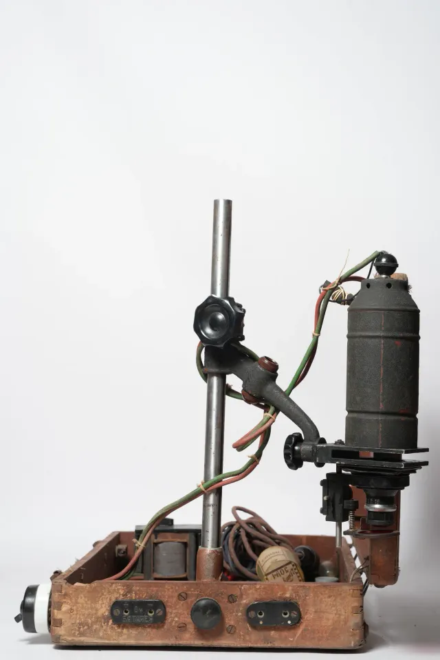 Vintage Custom Wooden Electrical Instrument Enclosure
